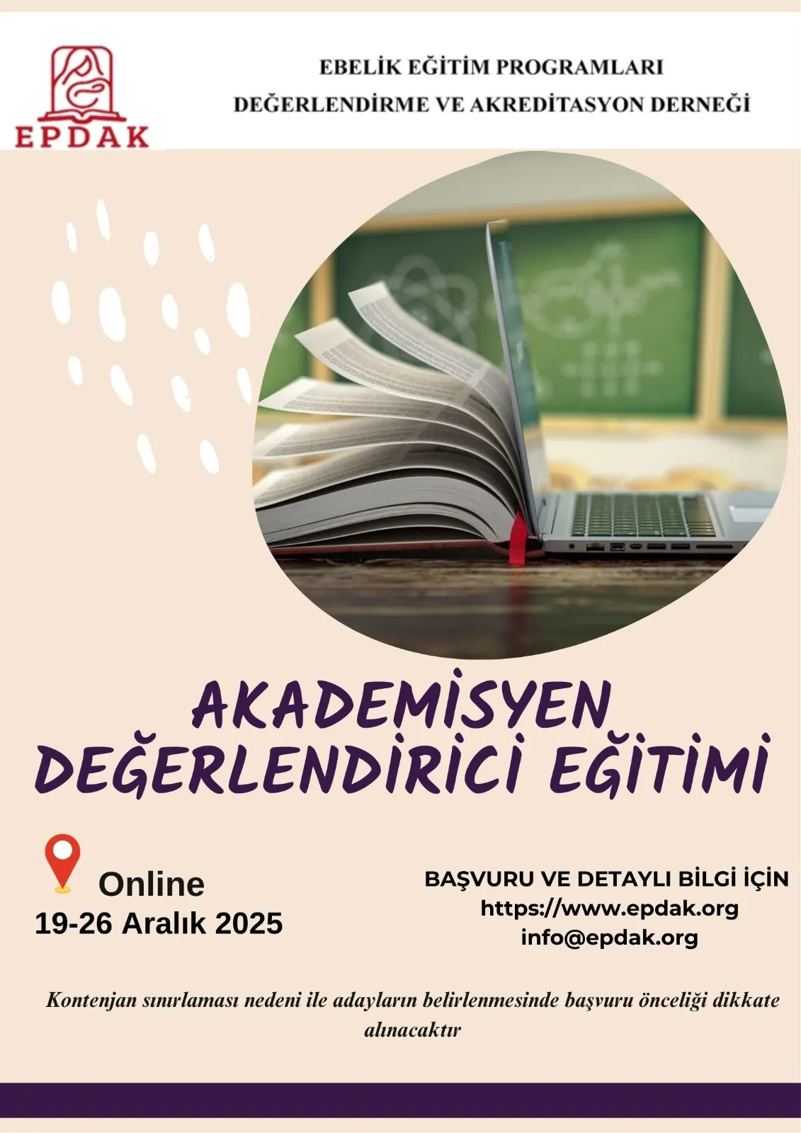 Akademisyen Değerlendirici Eğitimi